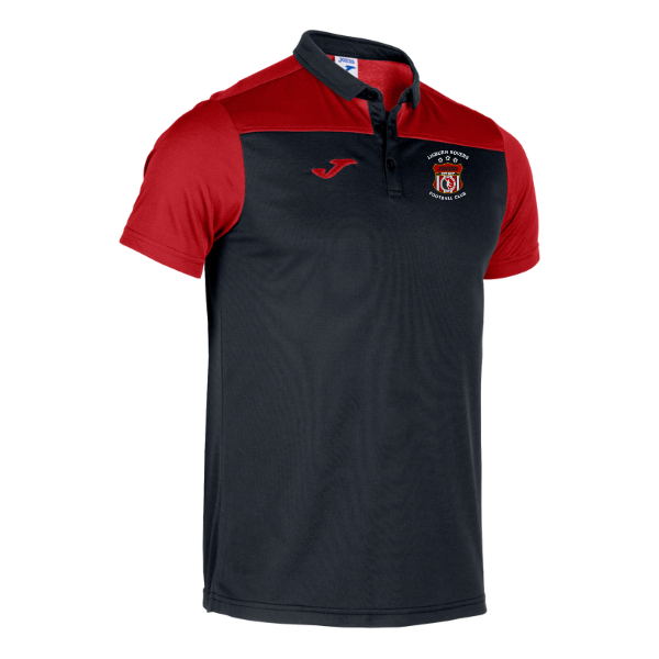 Lisburn Rovers Polo Shirt Hobby II Short Sleeve Black/Red